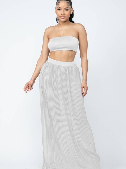 Tube Top And Long Skert Set for wholesale by Belita Collection