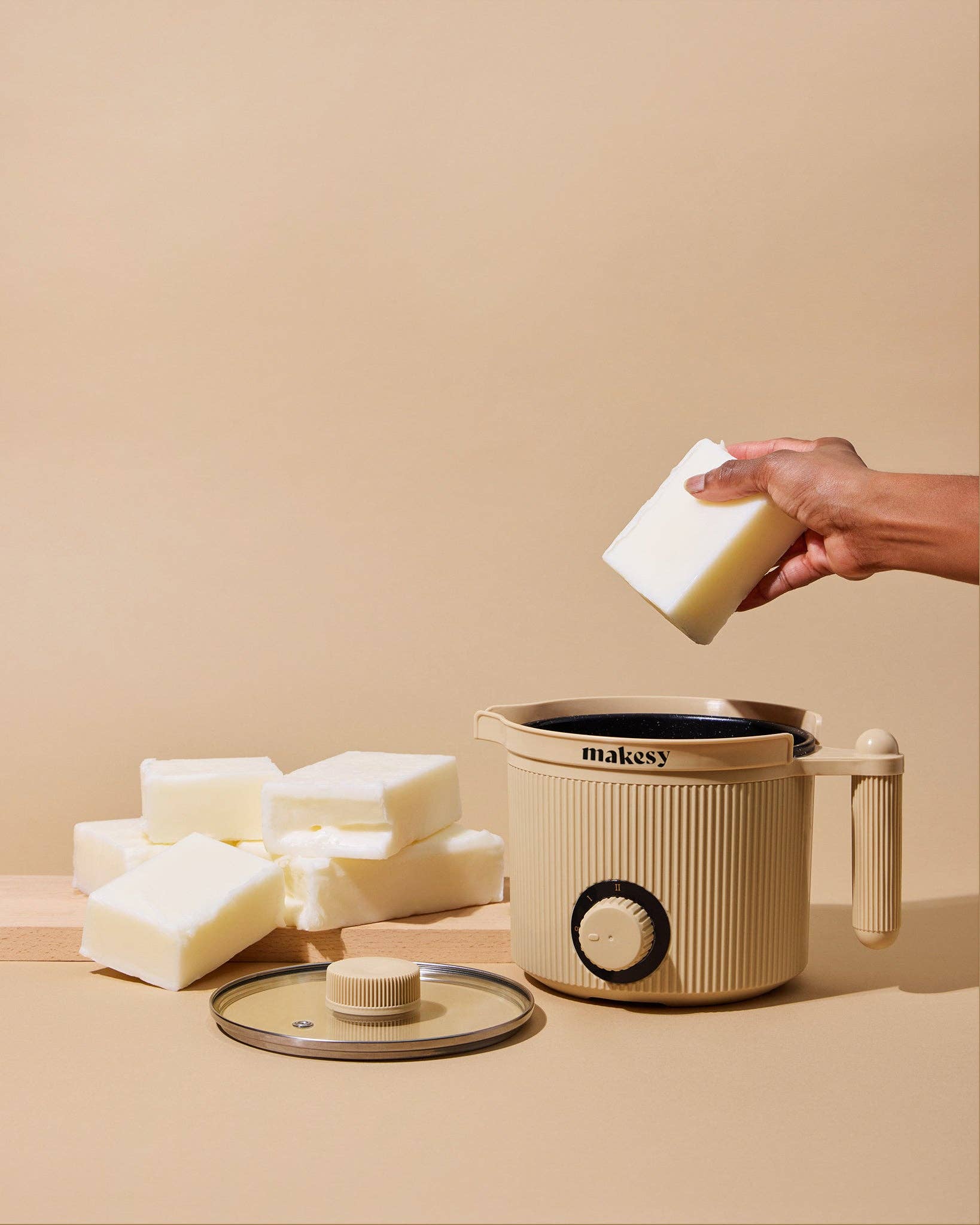 makesy - Vente Chauffe-cire - Fondeuse de cire à bougie de 1,18 litre2