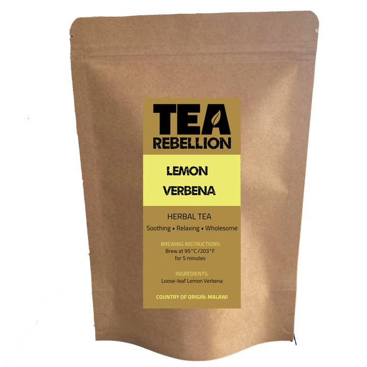 Tea Rebellion Canada - Wholesale Tea Bags - Lemon Verbena - Herbal Tea | 50 pyramid bags - FOODSERVICE0