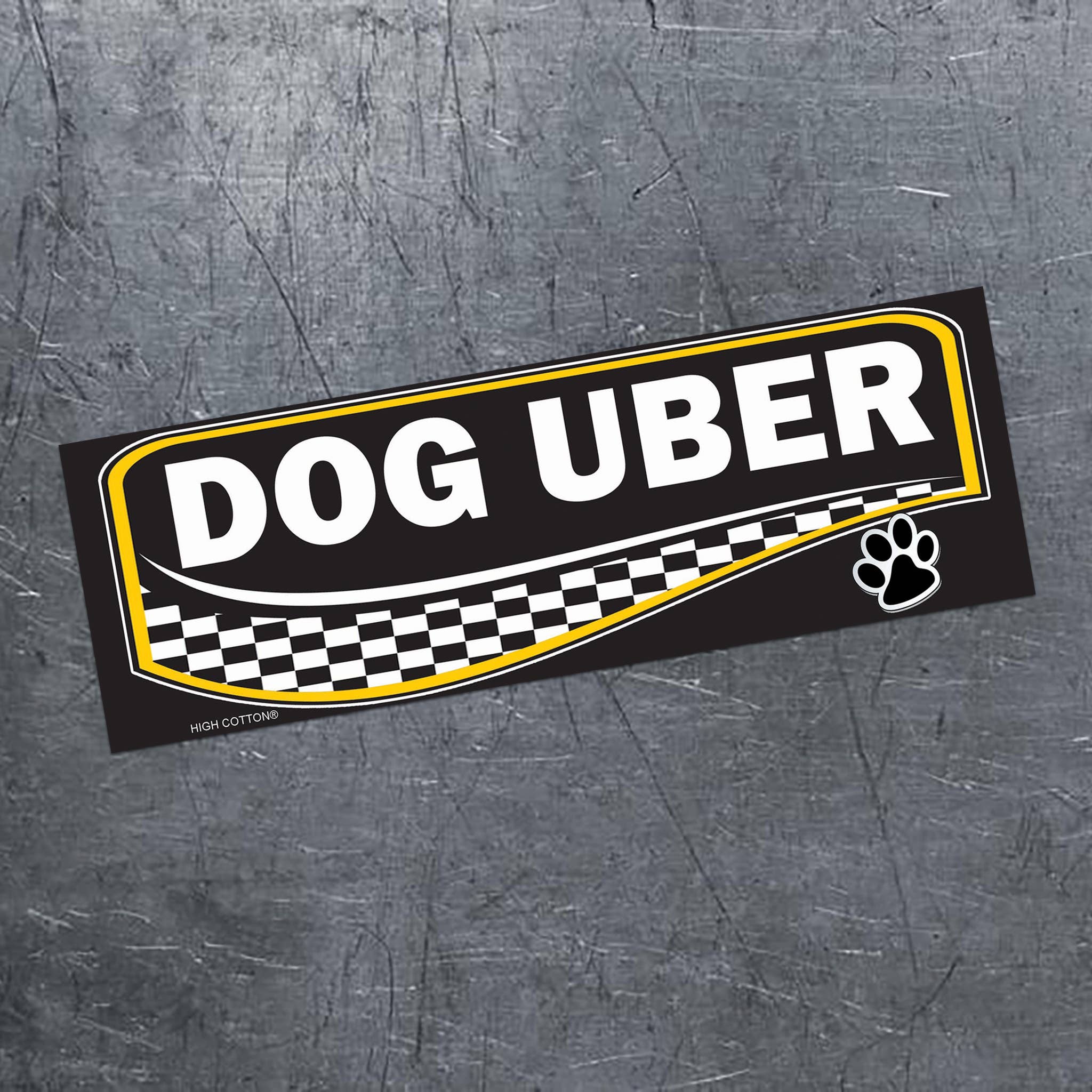 High Cotton Gifts – wholesale Magnet – Dog Uber Funny Car Magnet0
