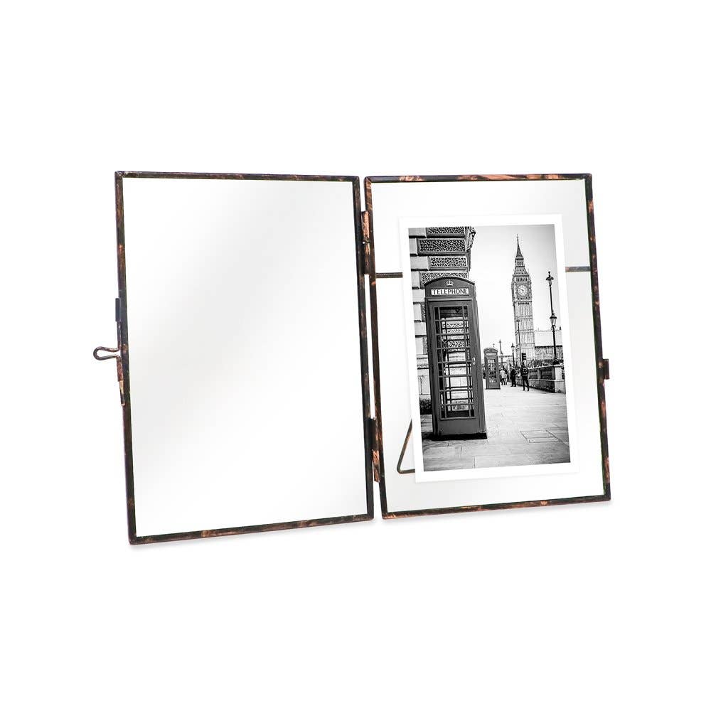 Isaac Jacobs International - Wholesale Picture Frame - Isaac Jacobs Metal Floating Picture Frame w/ Locket Closure13