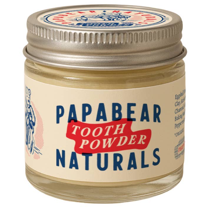 Mint Charcoal Tooth Powder - 2 oz for wholesale by Buzz Blocker Organic Mosquito & No-See-Um Repellent