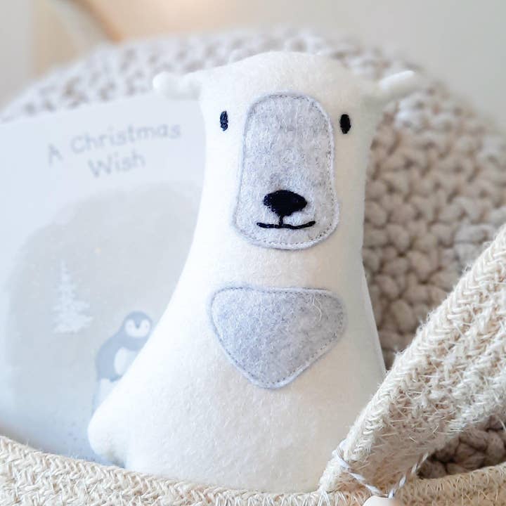 Pia the Polar Bear Soft Toy for wholesale by Barnabjörn