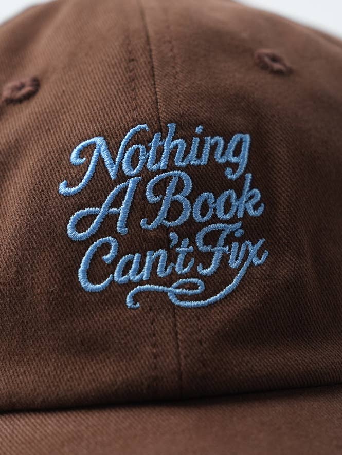 Nothing a Book Can't Fix 📖 Baseball Hat for wholesale by Well Versed Goods