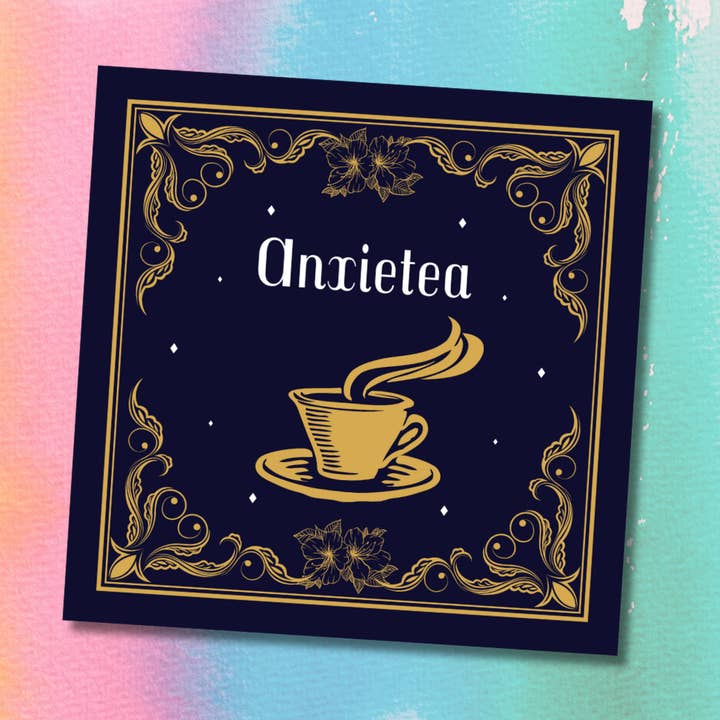 Anxietea klistermärke för wholesale av Witch City Art