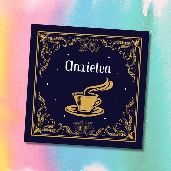 Anxietea klistermärke för wholesale av Witch City Art