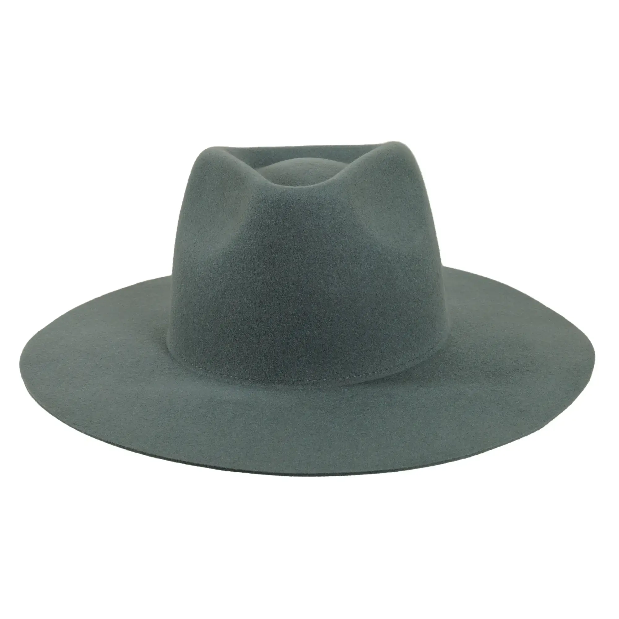 American Hat Makers - Wholesale Fedora - Uniseks - 100% wollen vilten hoed met platte rand - Stijl Rancher25