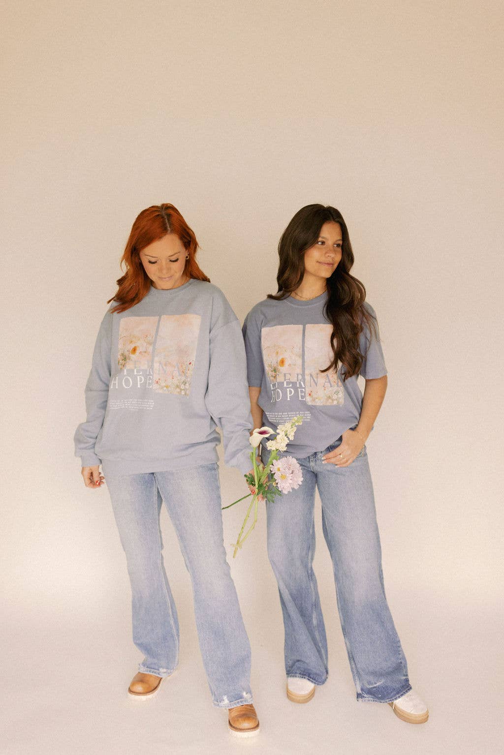 Whitney | Chaudoin Creations - Wholesale Graphic Sweatshirt - Women's - Eternal Hope Easter Graphic3