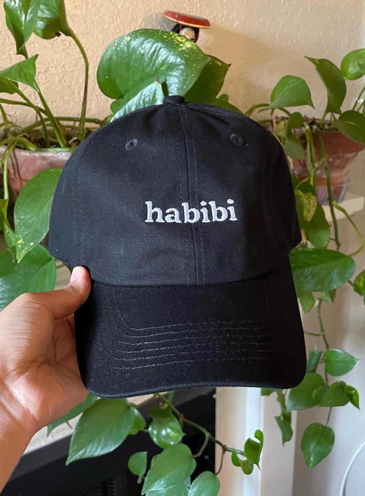 Stitch4pali - Vendita all'ingrosso Cappellino da baseball - Unisex - Cappellino da baseball ricamato in arabo Habibi Habibti1