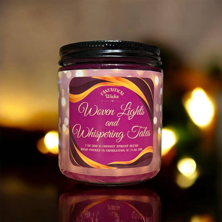 Woven Lights and Whispering | 7 oz for wholesale by Fantastical Wicks