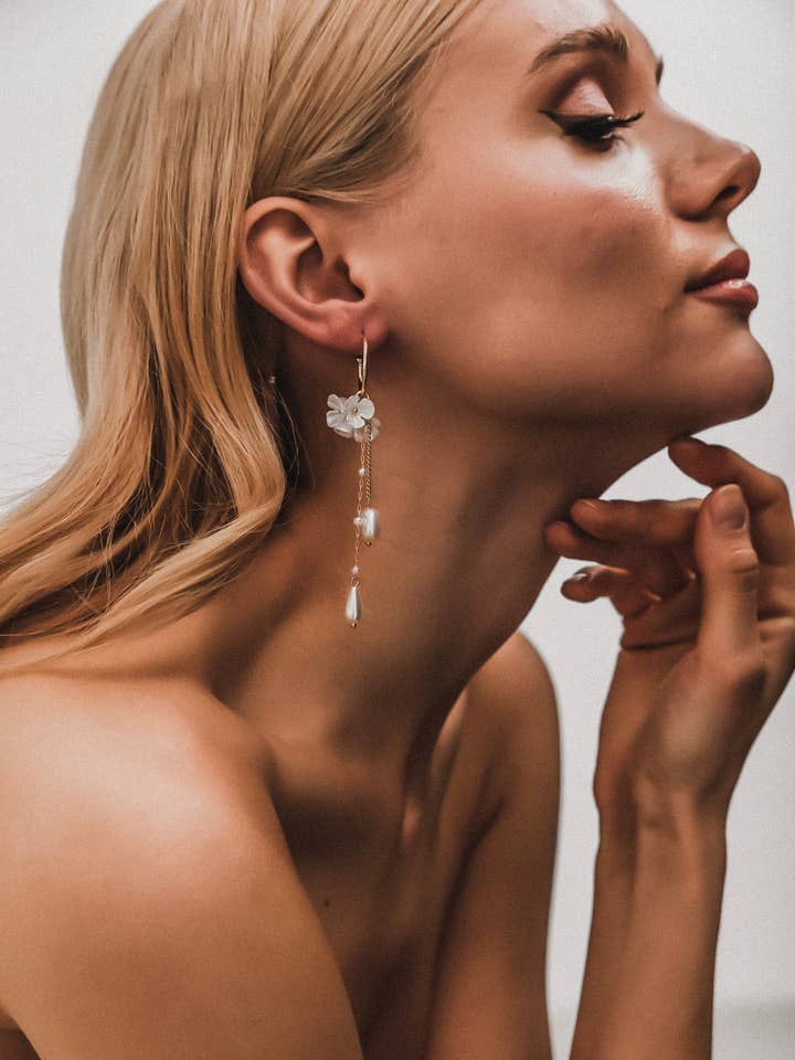 Zoey Örhängen för wholesale av Heirloom Bridal Company