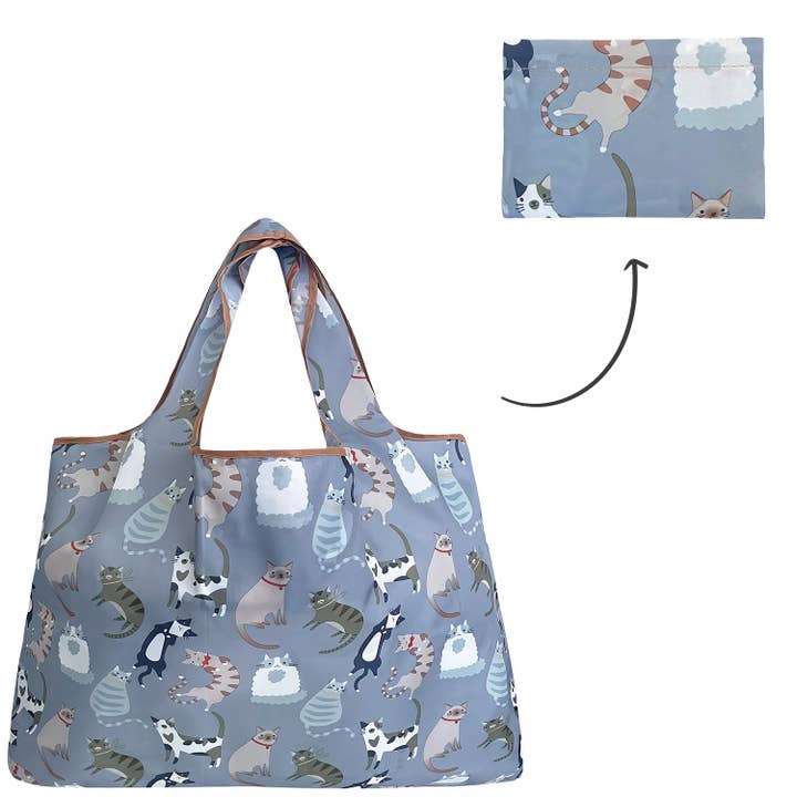 Wrapables.com - Vente Sacs de course/à provisions - Grand sac à provisions réutilisable en nylon écologique Wrapables32