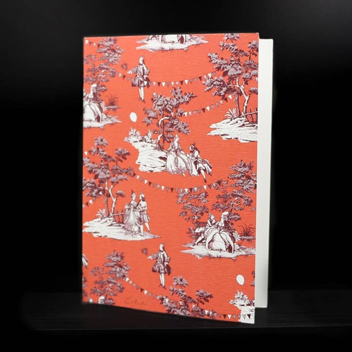 Orange Dubbel Fester Kort för wholesale av Editions MaT