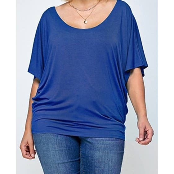 Curve Market - Wholesale Knit Top - Women's - PLUS SIZE BATWING KNIT TOP11