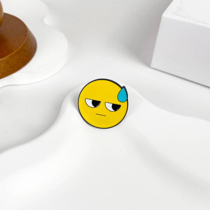SoapElenGlen – Engroshandel Broche – Emoji-nål, metalbroche