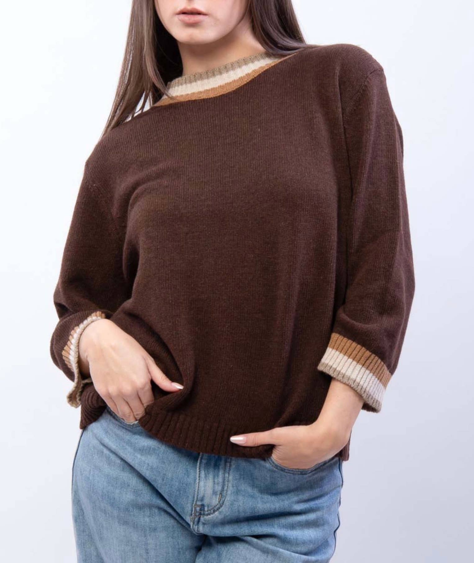 Kis 2 - Wholesale Knit Sweater - Women's - Women's wool and cashmere blend sweater3
