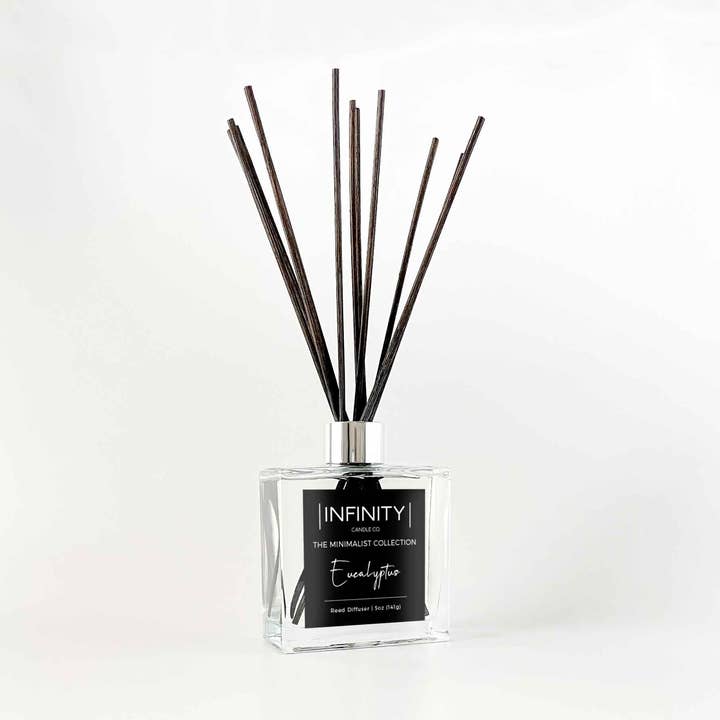 Diffuseur en bois d'eucalyptus - La collection minimaliste pour la vente par Infinity Candle Co