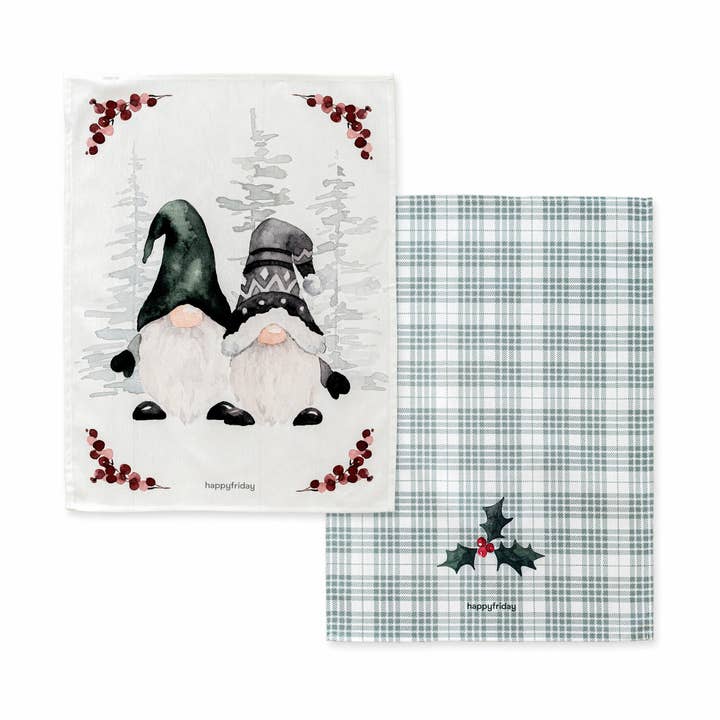 Gnomes Kitchen Towel 2 pcs 70x50 cm for wholesale by Happyfriday
