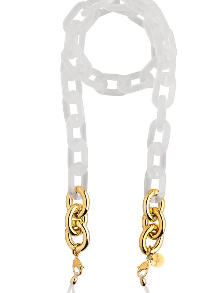 Chaîne à lunettes ICY GOLD pour la vente par Cheeky Chain