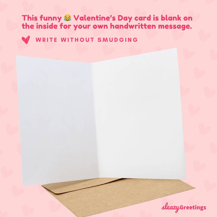 Sleazy Greetings - Wholesale Valentine's Day Card - The Restraining Order Says 50 Feet - 70's Vintage Valentine's1
