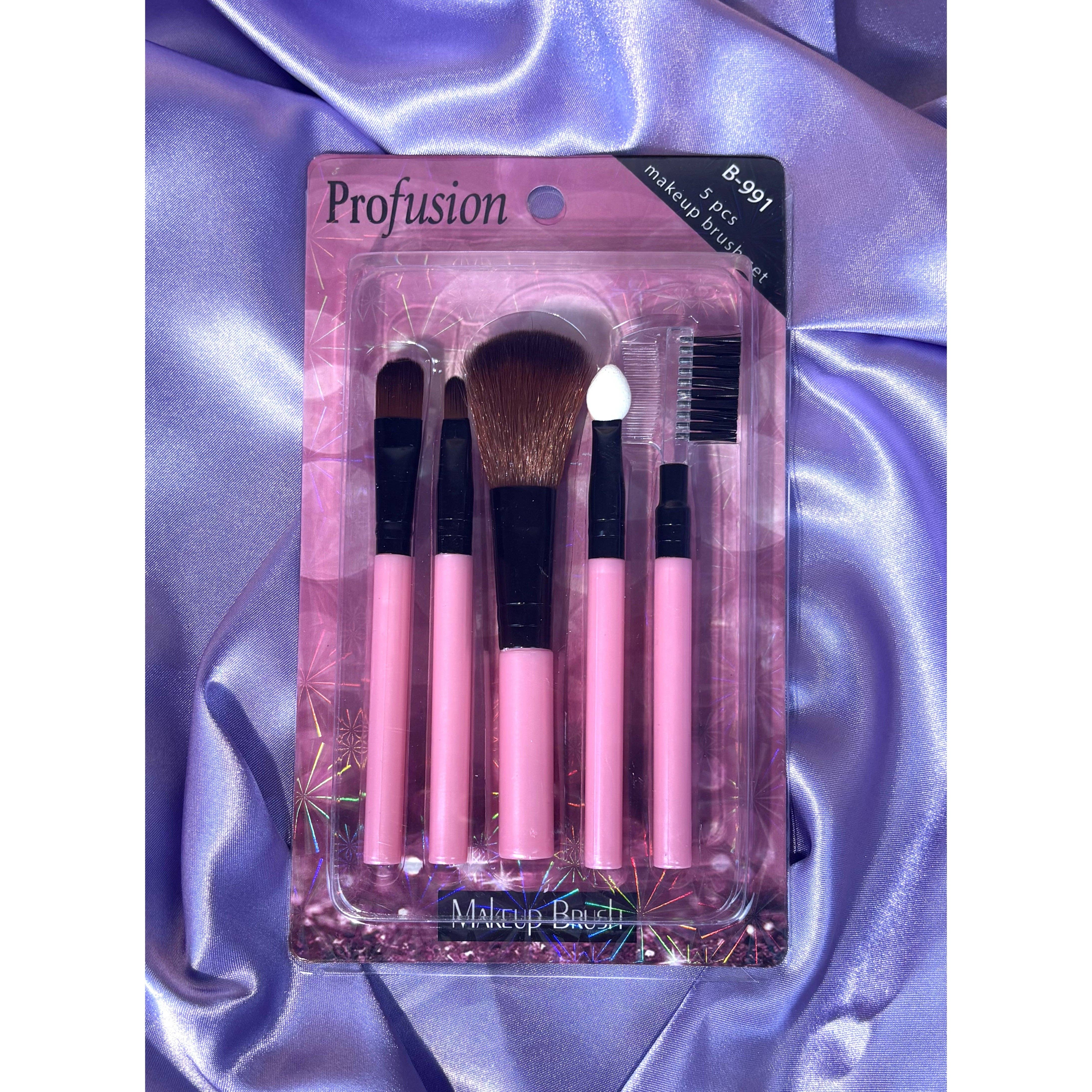 Efon International Corp. - Wholesale Make-up brush set - Makeup Brush Set - 5pcs High-Quality Fibers Eye & Face Brush5