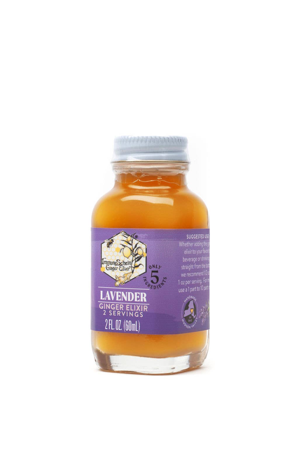 ImmuneSchein Ginger Elixirs - Venta al por mayor Sirope - 2 fl. oz. Elixir de jengibre lavanda1