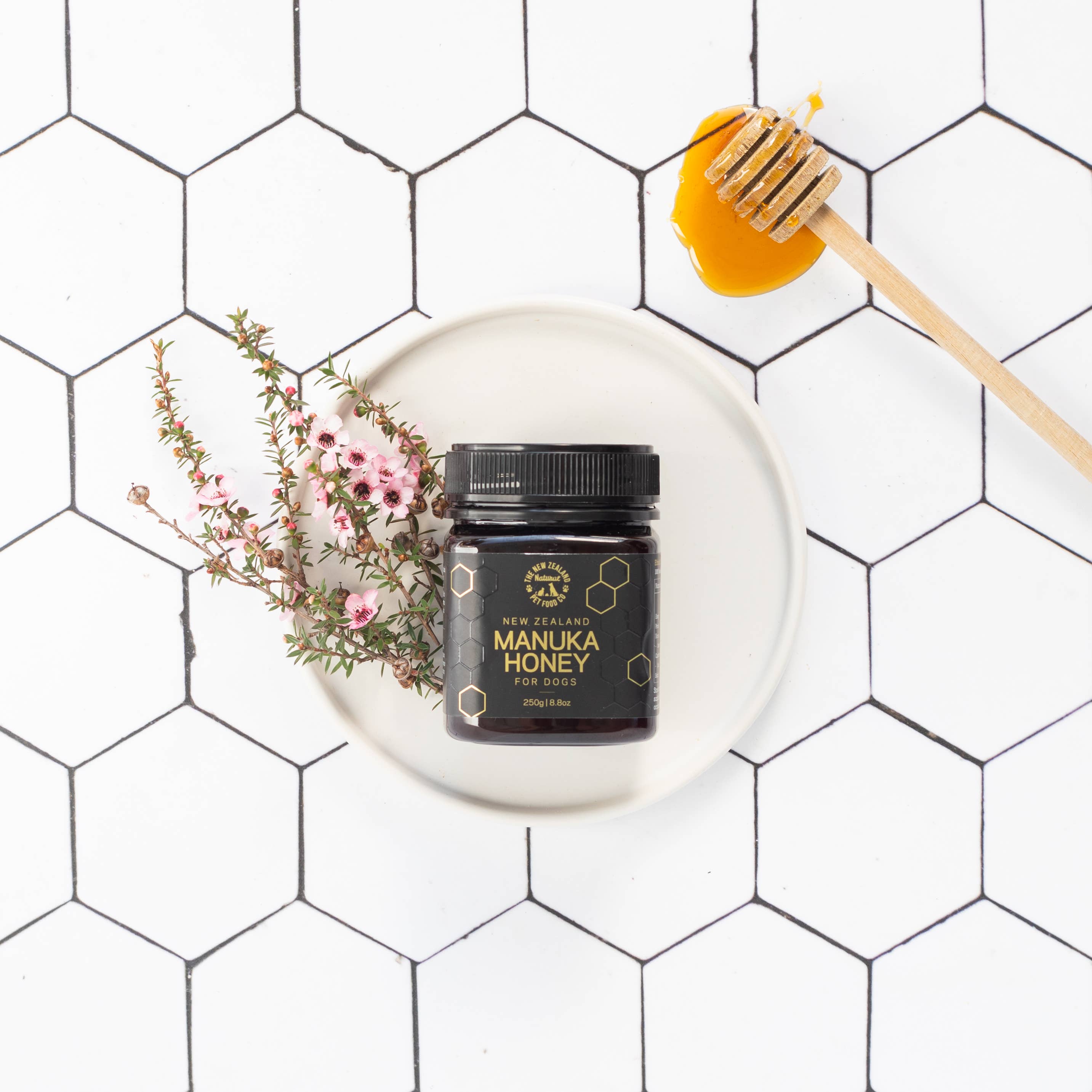 The New Zealand Natural Pet Food Co - Wholesale Pet Treats - Dog - Woof Manuka Honey 8.8oz9