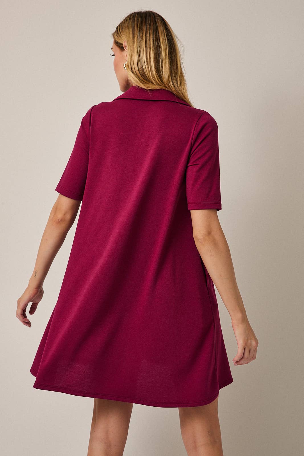 GILLI - Vente Robe – femme - Robe polo mini à manches mi-longues3