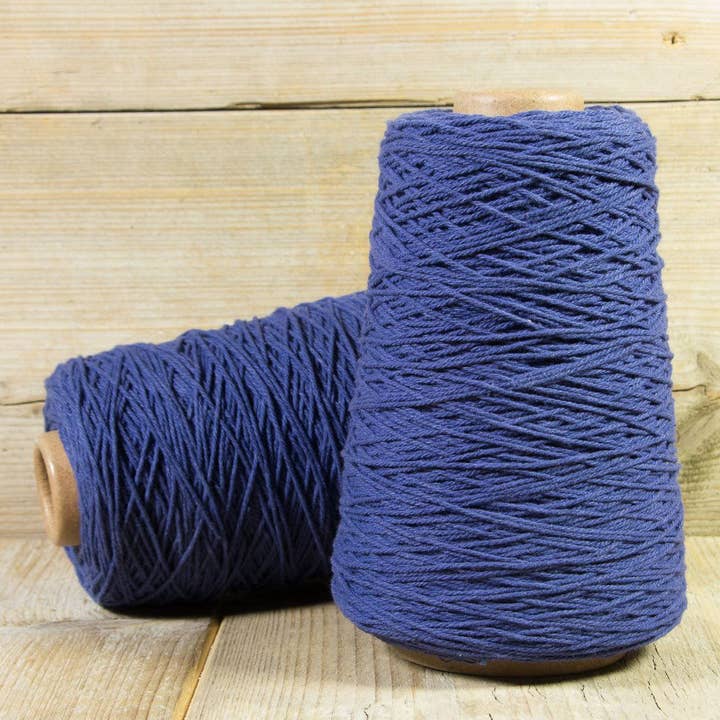 Mörkblå bomullssnöre 2 mm, 500 meter för wholesale av kadopapier.net