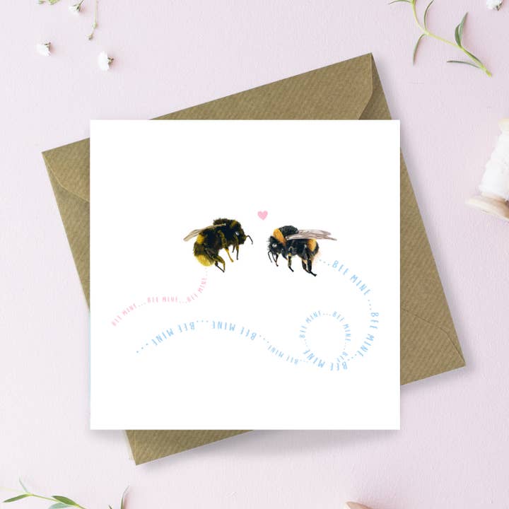 Carte de vœux Bee Mine pour la vente par Sayers Studio