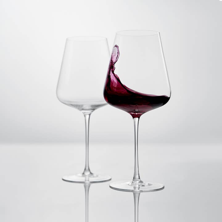 The Wine Savant / Khen Glassware - Wholesale Wine Glass - Cabernet Sauvignon Crystal Wine Glass | Set of 2 | 25 OZ1
