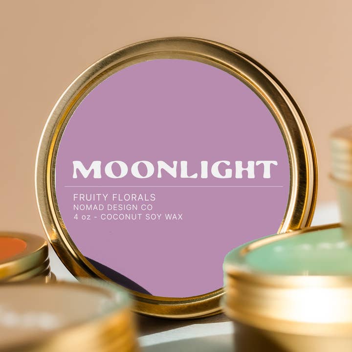 Vela de estaño Moonlight Travel para venta al por mayor de Nomad Design Co