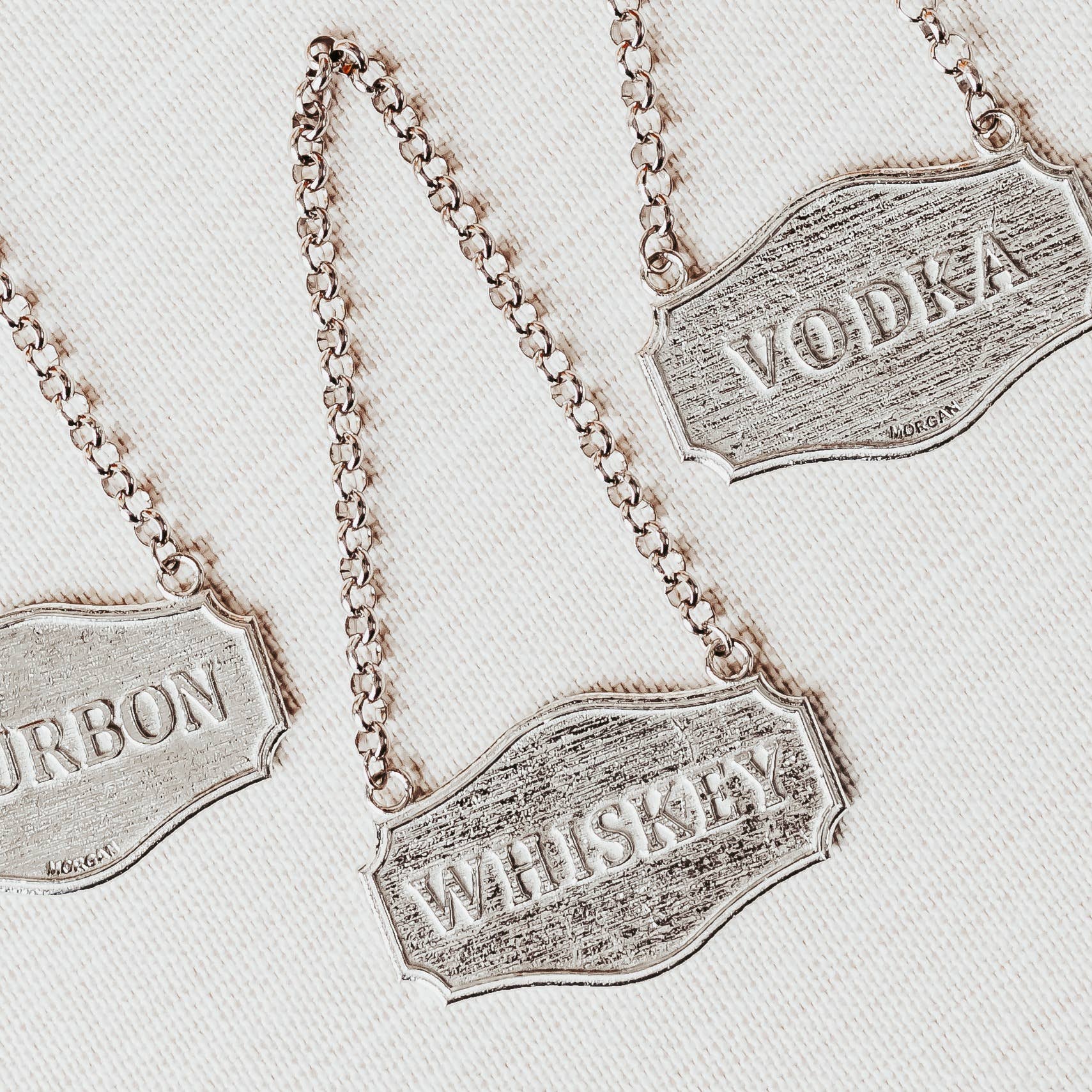 House of Morgan Pewter - Wholesale Decanter - Decanter Tags - Whiskey - Bourbon - Vodka - Gin - Scotch1