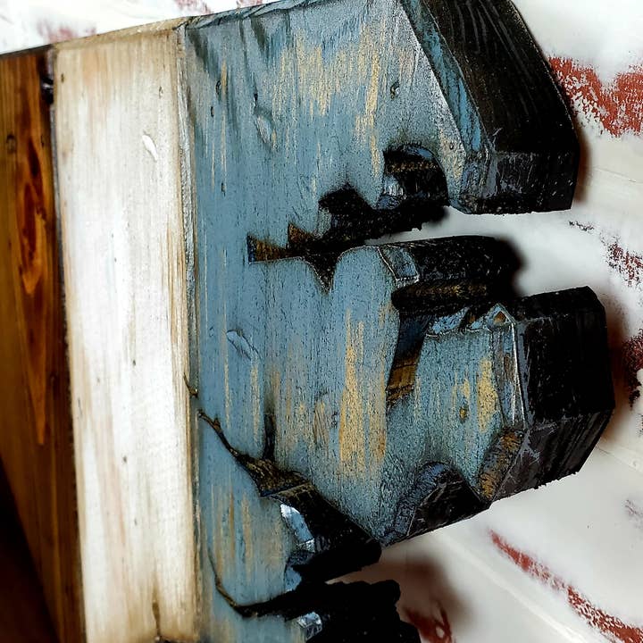 Cul de Sac Critters - Wholesale Wall Accent - Large West Virginia Solid Wood State - Handcut - Art Piece3