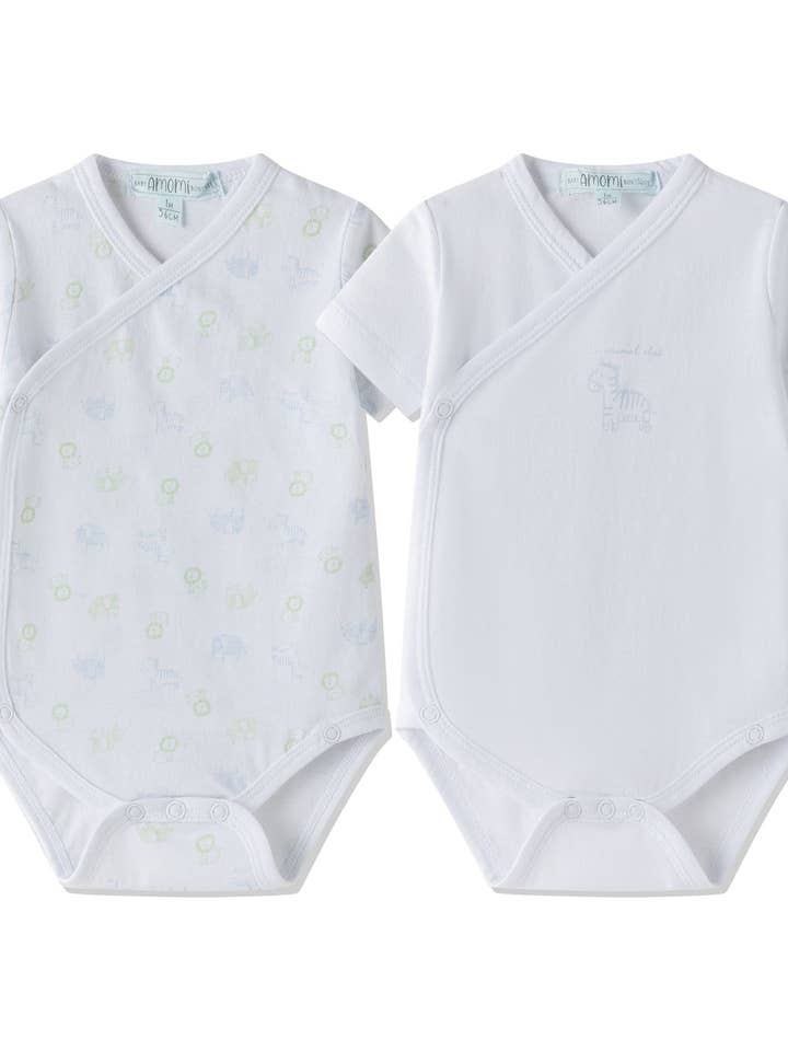 Krydsede kroppe RN kortærmet pakke 2 BBV76056 for engroshandel hos Newness Kids