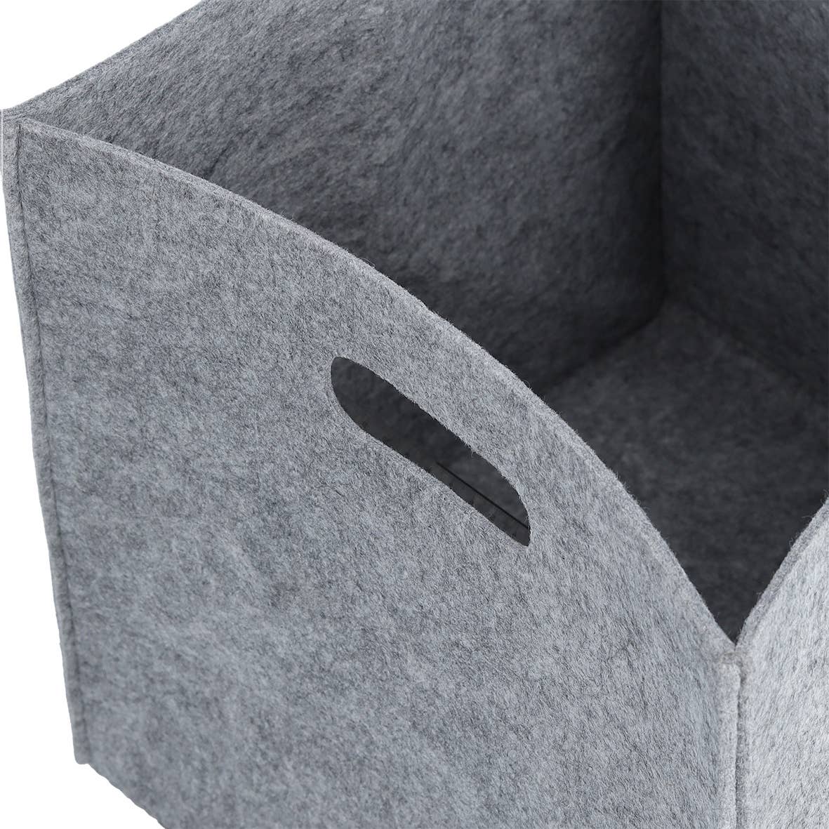 grå Förvaringskorg i filt, grå för wholesale på Faire4