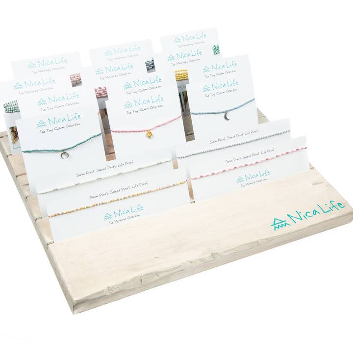 Carded Necklace Starter Pack in Wildflower Colors for wholesale by Nica Life