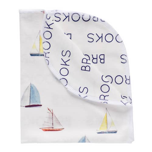 Personalized Double-Sided Blanket - sailboats - STANDARD for wholesale by Jennifer Ann