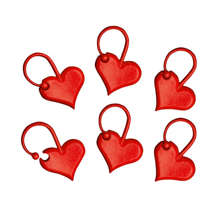 addiLove stitch markers, set of 6 in a box for wholesale by SCHULANA