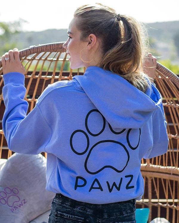 PAWZ - Wholesale Hoodie - Women's - Black Print Classic College Hoodie9