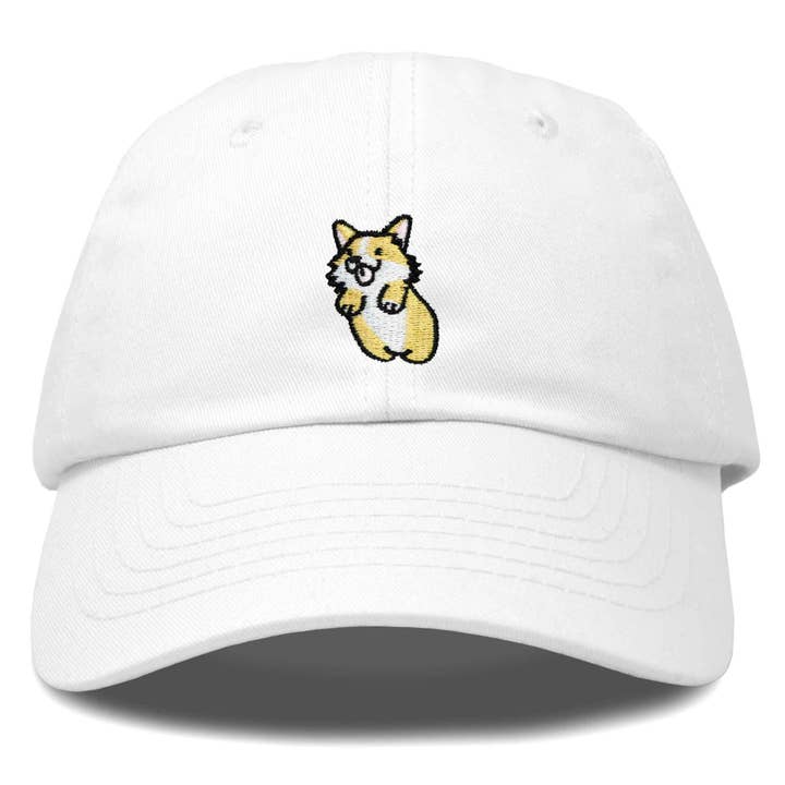 Dalix - Wholesale Baseball Cap - Women's - DALIX Cute Leaping Corgi Hat Womens Embroidered Baseball Cap28