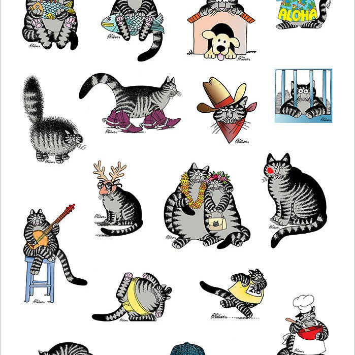 Pomegranate - Wholesale Sticker - B. Kliban: CatStickers Sticker Book2