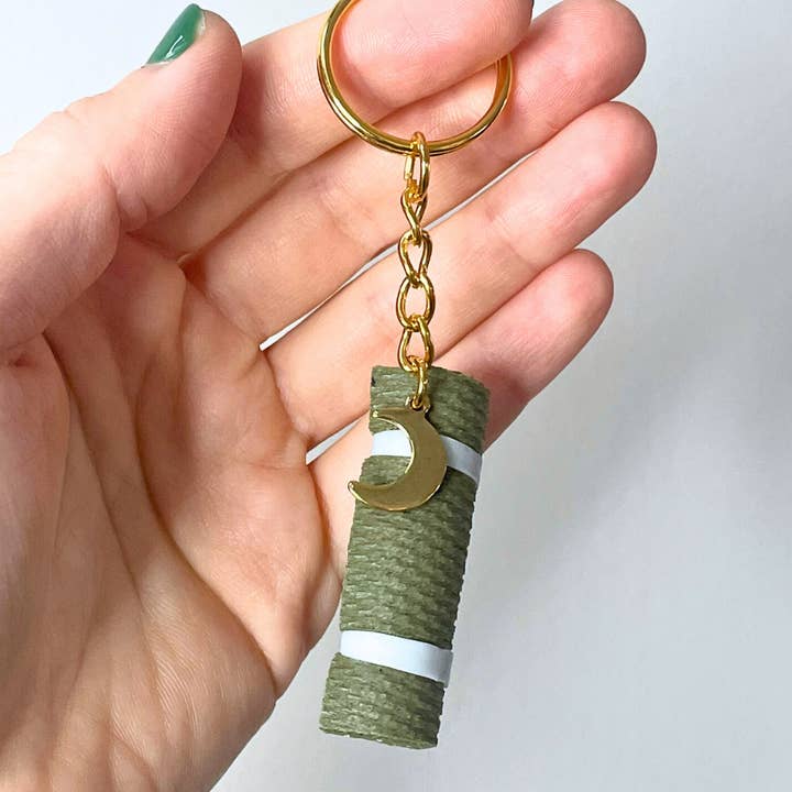 Mindful over Mind Full - Wholesale Keychain - Women's - Mini Yoga Mat Keychain | Yoga Studio | Yoga Gifts | Handmade1