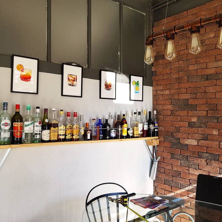 Julia Ockert - Wholesale Art print - Tequila Sunrise Cocktail Art Print6