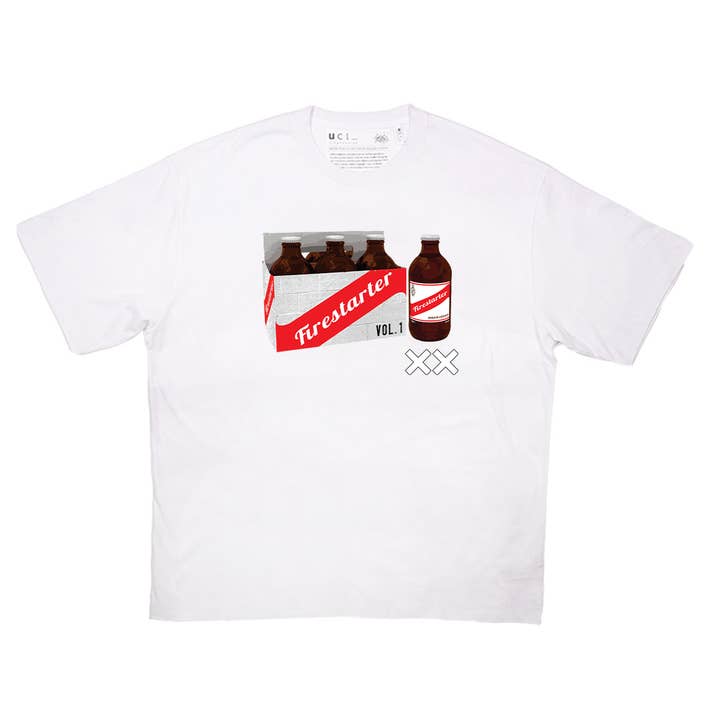 Firestarter 2.0 ”XX” T-Shirt (vit) för wholesale av Urbancoolab