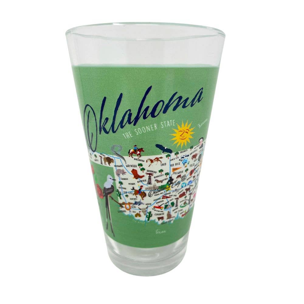 Galleyware – wholesale Drinking glass/cup – Oklahoma 16-oz. Pint Glass0