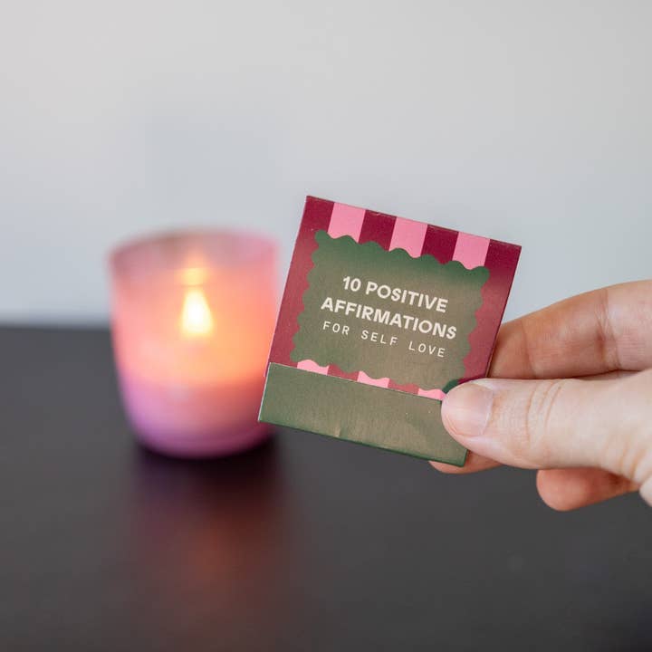 Lindy Stark Designs - Wholesale Matches - Self Love Affirmations Matchbook1