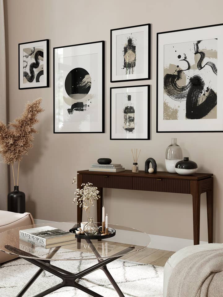 Stampa astratta da parete 'Orion' per la vendita all'ingrosso da parte di We Love Prints