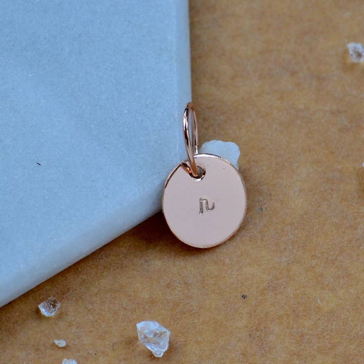 Foamy Wader - Venta al por mayor Abalorios/colgantes individuales - Set de abalorios con letra cursiva en minúscula, con letra cursiva, triple metal60