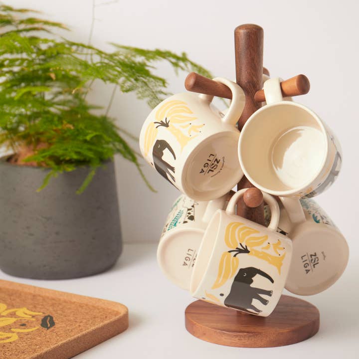 Stoneware Mug | Elephants & Bananas for wholesale by LIGA